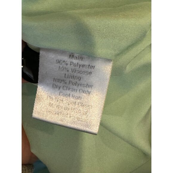 Samantha Sipos Blue Green V Neck Cut Out Halter Tie Butterfly Slip Dress M - Picture 10 of 11